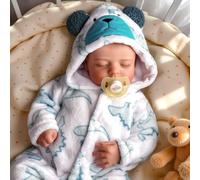 BABESIDE Reborn Dolls Boys 20 Inch Realistic Sleeping Baby Doll | Look Real Lifelike Newborn,Eyes Closed, Soft Cloth Body, Hand-painted Hair,Birthday Gift for Kids Age 3+