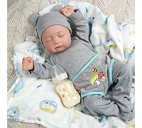 BABESIDE Reborn Dolls - Connie 20-inch Reborn Baby Boy He has Painted Hair, Realistic Expressions, and Delicate Facial Painting, He’s Handmade and Has a Soft Body for Children's Gift