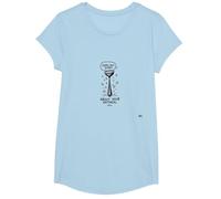 Babette Ate Oatmeal: Sorry Not Sorry About Your Oatmeal T-Shirt, Girls, Baby Blue, Large