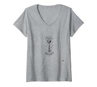 Babette Ate Oatmeal: Sorry Not Sorry About Your Oatmeal V-Neck T-Shirt, Women, Heather Grey, XXL