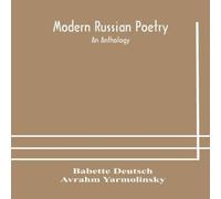 Babette Deutsch Modern Russian Poetry : An Anthology Paperback Book Babette Deutsch Multicolor