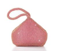 BABEYOND 1920s Flapper Clutch Handbag Peacock Glitter Sequin Clutch Bag for Women Roaring 20s Evening Clutch Beaded Bag Gatsby Costume Accessories Wedding Party (Pink)
