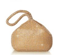 BABEYOND 1920s Flapper Clutch Handbag Peacock Glitter Sequin Clutch Bag for Women Roaring 20s Evening Clutch Beaded Bag Gatsby Costume Accessories Wedding Party (Gold)