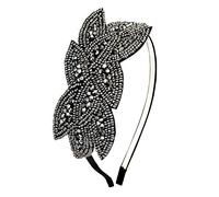 BABEYOND 1920s Headpiece Vintage 1920s Headband Crystal Headband Flapper Headpiece with Crystal Great Gatsby Costume Accessories Roaring 20's Accessories