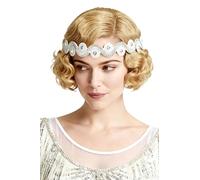 BABEYOND Flapper Headpiece for Women - Roaring 20s Headband 1920s Gatsby Headpiece Vintage Accessories for Women Silver