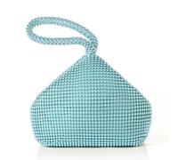 BABEYOND Women's Beaded Clutch Evening Bags Vintage Elegant Triangle Purse for 1920s Party Prom Wedding, Baby Blue, One Size