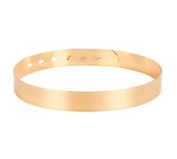 BABEYOND Women's Decorative Metal Belt, Skinny Belt, Elasticated Belt, Stretch Belt for Dresses, A-gold not elastic, L