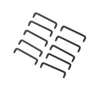 BABIBAOBEI 1/12 Scale Miniature Doll House Furniture Handles 10PCS Simulation Cabinet Handle for Craft Project Scene Decoration Doll House Accessory