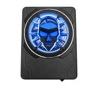 BABIBAOBEI 10" Engine Low Lecturer With Glowing Skeleton Pattern Dynamic RGB Lighting Consequences Easy Mounting Plan Global Car Low Lecturer LED