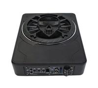BABIBAOBEI 10" Engine Low Lecturer With Glowing Skeleton Pattern Dynamic RGB Lighting Consequences Easy Mounting Plan Global Car Low Lecturer LED