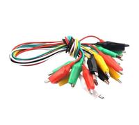 BABIBAOBEI 10PCS Multifunitonal Test Probes With Color Varied Alligators Clip 3 Size Option PVC And Metal Texture 50cm Length Small Large Test Clip