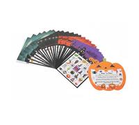 BABIBAOBEI 2. Halloween Bingo Game for 24 Guests | Witch & Bat Themed Cards | Group Activity Set | Paper Halloween Themed Bingo