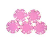 BABIBAOBEI 25Pcs Roulettes Game Chip 11.50g Casinos Chips Learning Counters Small Metal Coin Enduring Roulettes Game Bingo