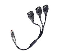 BABIBAOBEI 3 Port USB Hubs for Type C Input Including Rotating Connectors Enabling Space Saving Charging Data Transfer on Electronics Laptop USB Hubs