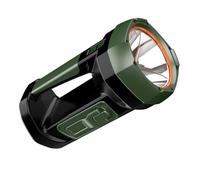 BABIBAOBEI 4000mAh Waterproof Marine Flashlight Solar Charging Hand Crank Power USB Rechargeable Light for Camping Hiking Use Multiple Power Sources Flashlight Hiking