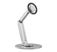 BABIBAOBEI Aluminum Alloy Phone Holder 360 Rotating Desktop Stand Foldable Height 16cm Base For 4.5 7in Devices Desktop Rotating Phone Stand