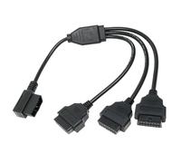 BABIBAOBEI Automotive Extension Cable L Shaped Adapter Cord L Shape Splitter Cable Expand Your Port To Three
