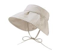 BABIBAOBEI Broad Brim Hot Weather Hat Adjustable Ponytail Friendly Design Breathable Top Open Sun Hat Coastal Accessory for Sports Quick Dry Lightweight Sun Protections Cap