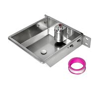 BABIBAOBEI Cow Water Bowl Automatic Drinking Waterer Stainless Steel Switching Water Dispenser for Goat Cattle Horse Piglets Goat Drinking Bowl