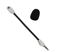 BABIBAOBEI Ergonomic Boom Microphone 3.5mm 4 Section Plugs Simultaneous Stereo Transmission for Streaming and Conferencing Headset Microphone