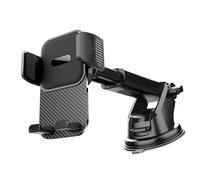 BABIBAOBEI Flexible Viewing Car Phone Holder Featuring 360 Rotating Joint Telescopic Arm Extension for Optimally Angled Dashboard Mount Suction Cup