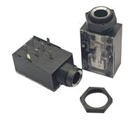 BABIBAOBEI Heavy-Duty 3-Core 7Pin Microphone Sockets 6.35mm Two Channel For PA & Mixer Equipment Heavy Duty Sound Adapters