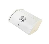 BABIBAOBEI Large Capacity Retro Bread Container with Roll Top Lid Iron Construction Bread Case for Kitchen Countertop Storage Retro Breads Box for Countertop