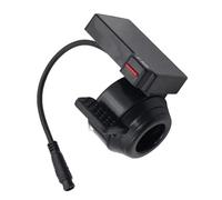 BABIBAOBEI LCD Speed Controller Accelerators Thumb Throttle Waterproof Construction ABS Materials Electric Scooter Part Black Silver Electric Scooter Grip