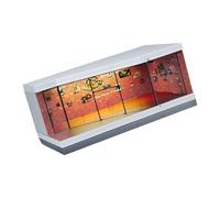 BABIBAOBEI Lighted Car Model Storage Case for 1:64 Scale Featuring BuiltIn Light Premium Modularized Component Dustproof Seal for Collections Sealed Model Display