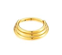 BABIBAOBEI Modern Nose Rings for Individualistic Styles with Comfortable Wear Multiple Layer Bells Designs Daily Casual Use Unique Layer Designs