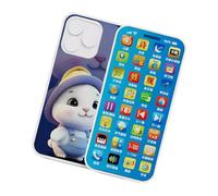 BABIBAOBEI Multifunctional Toddler Simulation Phone Early Education Toy With 32 Button Design Language Auditory Developmental Toy Travel Friendly Educational Sound Device