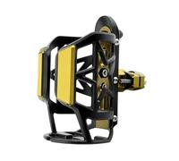 BABIBAOBEI Permanent Aluminum Waterbottle Mount For Motorcycles Flexible Rotation Modifiable Corner Accommodates 55 85mm Canisters Crisis Gear Storage Mountain Cycle Waterbottle Owner