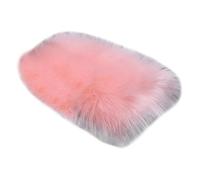 BABIBAOBEI Plush Sheepskin Center Console Cover Furry Warm Wool Truck SUV Furry Armrest Cover Car Accessories Armrest Protector For Sofa Chair Truck Recliner Ethnic Print