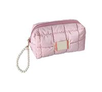 BABIBAOBEI Quilted Pencil Pouches School Office Stationeries Supply Bag Pen Box Case for Kids Students Desktop Organizers Holders Sleeve