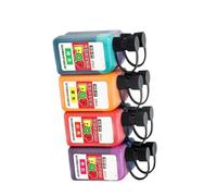 BABIBAOBEI Refillable Writingboard Indicators Eight Twelve Color Set Large Capacity Erasable Toner for Office School Teaching Simple Dry Remove Pencils