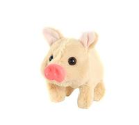 BABIBAOBEI Safe Plush Interactive Companion Pigs with Simulation Sound Emotion Sensory Development Electric Pet for Kids Parent Child Interaction Toy