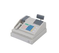 BABIBAOBEI Simulated Checkout Counter Toy For Dollhouses Pretend Play - Interactive Learning Activity With Cashier Machine Kids Pretend Play Cashier Machine