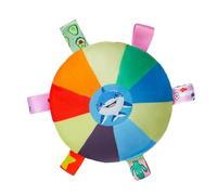 BABIBAOBEI Soft Plush Dog Flying Saucers with Sound Pet Flying Discs Toy Training Bites for Engaging Playing Fetches