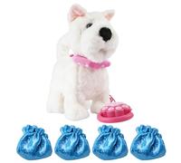 BABIBAOBEI Soft Touch-Sensing Plush Toy with Mimic Voices for Entertainment and Educational Play Interactive Pet Plush Toy