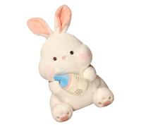 BABIBAOBEI Soothing Stuffed Animals Rabbits Doll Stress Toy Decors Soft Dolls Baby Toy for Toddler Emotion Smooth Safe Stuffed Animal Gift