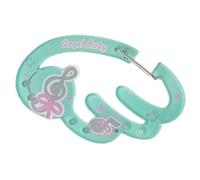 BABIBAOBEI Stylish Acrylic Wing Backpack Decoration Clip on Keychain Ornament Holder for Personalizing Bags and Belts Lightweight Acrylic Backpack Embellishment