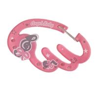 BABIBAOBEI Stylish Acrylic Wing Backpack Decoration Clip on Keychain Ornament Holder for Personalizing Bags and Belts Lightweight Acrylic Backpack Embellishment