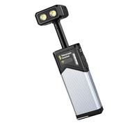 BABIBAOBEI Telescopic Portable Work Light Adjustable Angles 500LM Brightness Waterproof Aluminum Alloy Texture For Outdoor Camping Portable Telescoping Work Light