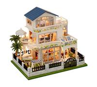 BABIBAOBEI Tiny Wooden House Building Set with Pre Cut Factors Tradition Plan Preferences for Model Enthusiasts Easy Assembly Model Building Set