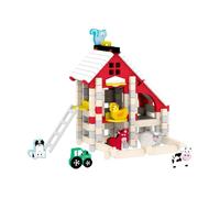 BABIBAOBEI Toddler Building Set Natural Wood Blocks Creative Play Toy Enhances Fine Motor Skills and Logical Thinking for Kids Preschool Toy