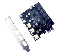 BABIBAOBEI USB Controller Card TYPE C 3.2 Gen1 5Gbps Pcie PCIE Card to 2 Port TYPE 3 Port Expansion for PC Desktop Hub