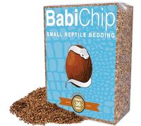 BabiChip Coconut Substrate for Reptiles Loose Small Sized Coconut Husk Chip Reptile Bedding (36 Quart)