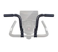 BabieDtOyG Handlebar Extender for Peloton Indoor Exercise Bikes, 1 Pair of Ultimate Handlebar Extension of Peloton Accessories (Sheep-Horn (with Black Tapes & Grips))