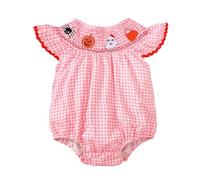 Babies Boy Halloween Outfit Babys Bat Costume Pumpkin Dinosaur Prints Jackolantern Orange Onesie Clothing Set Skeleton Costumes Outfits For Unisex Baby 0-24 Months Infant