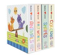 Babies Love Lift a Flap 4 book box set : Animals, Colours, First Words and Shapes